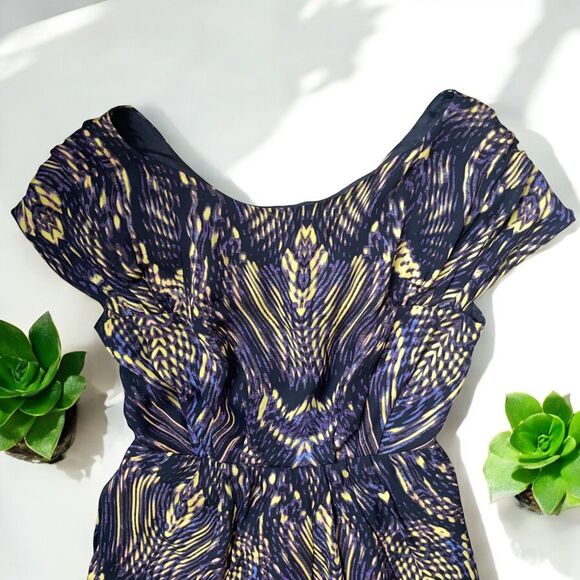 Cynthia Steffe Silk Cap Sleeve Dress - Picture 7 of 11